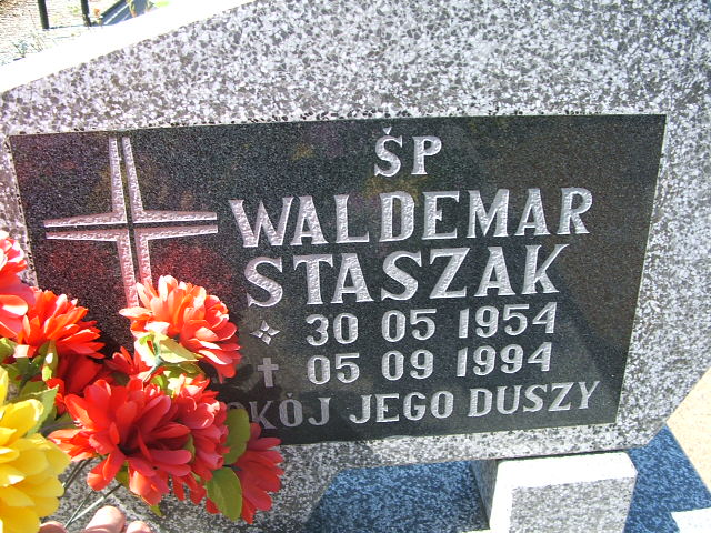 Waldemar Staszak 1954 Polkowice Gmina - Grobonet - Wyszukiwarka osób pochowanych