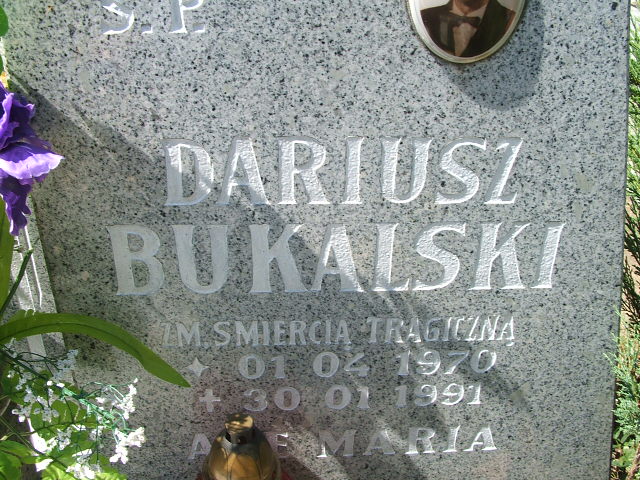 Dariusz Bukalski 1970 Polkowice Gmina - Grobonet - Wyszukiwarka osób pochowanych