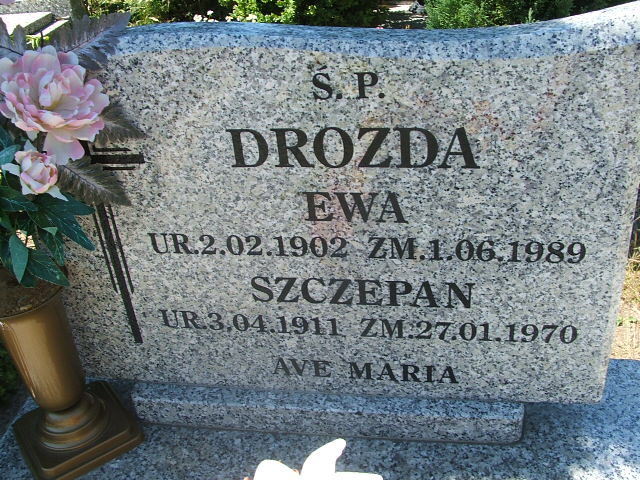 Ewa Drozda 1902 Polkowice Gmina - Grobonet - Wyszukiwarka osób pochowanych
