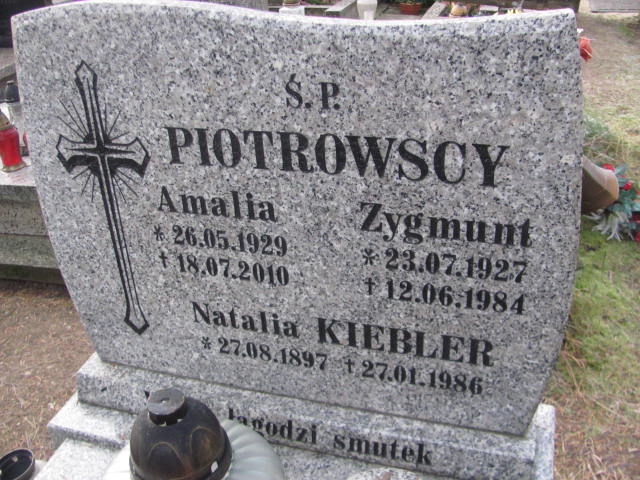 Amelia Piotrowska 1929 Polkowice Gmina - Grobonet - Wyszukiwarka osób pochowanych