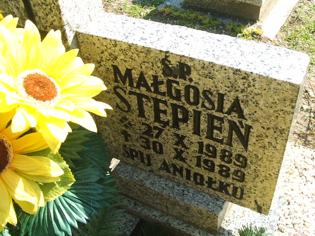 Małgorzata Stępień 1989 Polkowice Gmina - Grobonet - Wyszukiwarka osób pochowanych