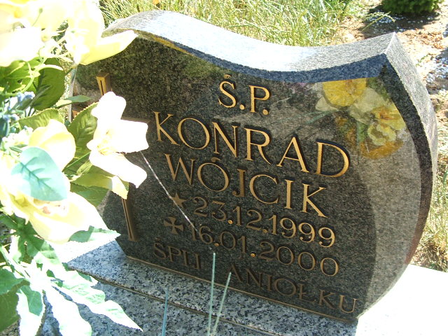 Konrad Wójcik 1999 Polkowice Gmina - Grobonet - Wyszukiwarka osób pochowanych