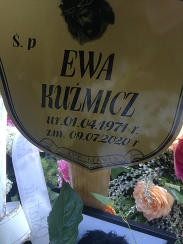 Ewa Kuźmicz 1971 Polkowice Gmina - Grobonet - Wyszukiwarka osób pochowanych