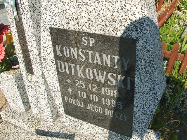 Konstanty Ditkowski 1918 Polkowice Gmina - Grobonet - Wyszukiwarka osób pochowanych