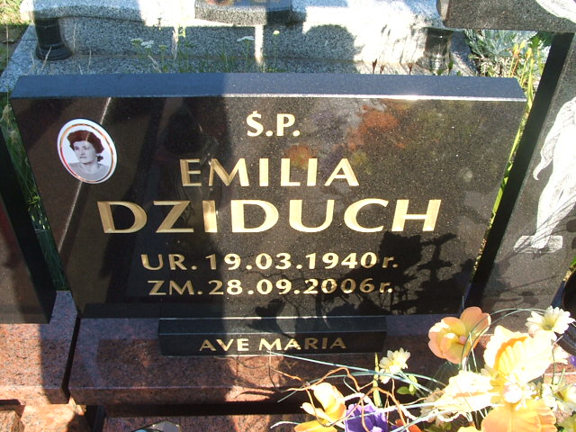 Emilia Dziduch 1940 Polkowice Gmina - Grobonet - Wyszukiwarka osób pochowanych