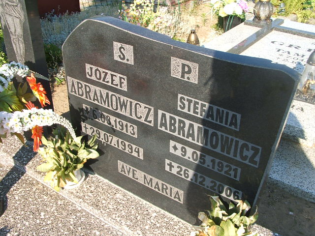 Stefania Abramowicz 1921 Polkowice Gmina - Grobonet - Wyszukiwarka osób pochowanych