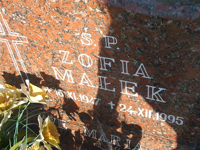 Zofia Małek 1947 Polkowice Gmina - Grobonet - Wyszukiwarka osób pochowanych