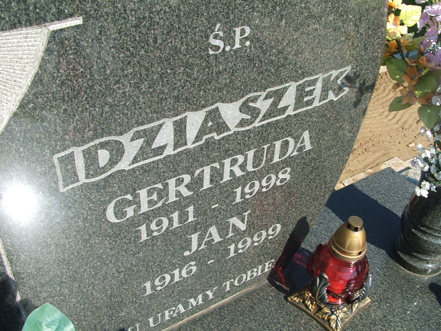 Gertruda Idziaszek 1911 Polkowice Gmina - Grobonet - Wyszukiwarka osób pochowanych