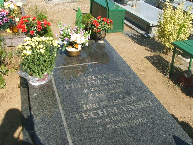 Grób Bronisław Techmański