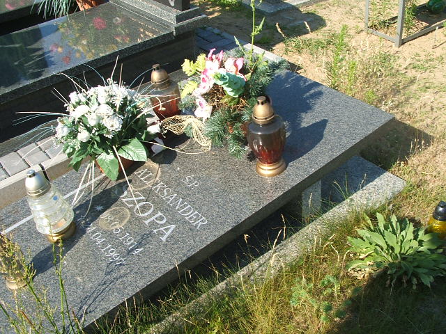 Grób Aleksander Szopa