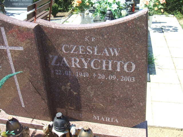 Rafał Zarychto Polkowice Gmina - Grobonet - Wyszukiwarka osób pochowanych