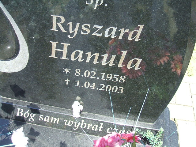 Ryszard Hanula 1958 Polkowice Gmina - Grobonet - Wyszukiwarka osób pochowanych