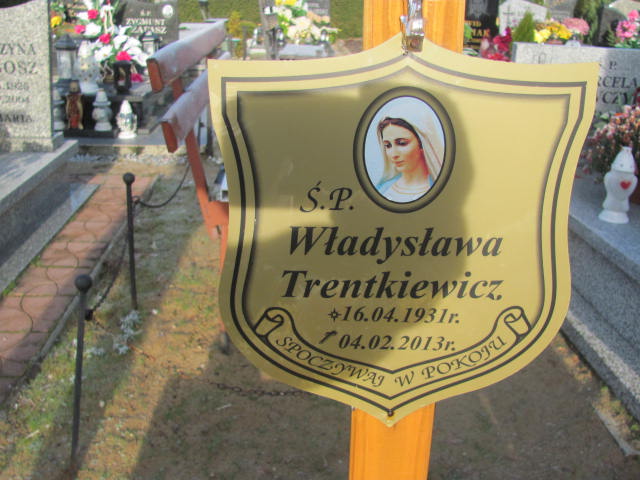 Władysława Trentkiewicz 1931 Polkowice Gmina - Grobonet - Wyszukiwarka osób pochowanych