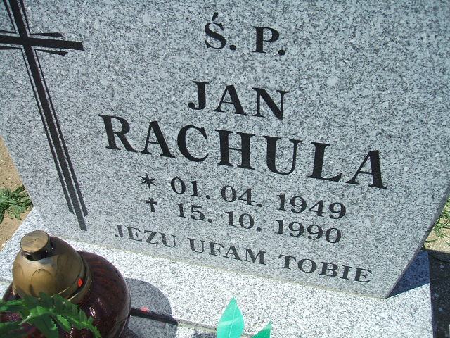 Jan Rachula 1949 Polkowice Gmina - Grobonet - Wyszukiwarka osób pochowanych