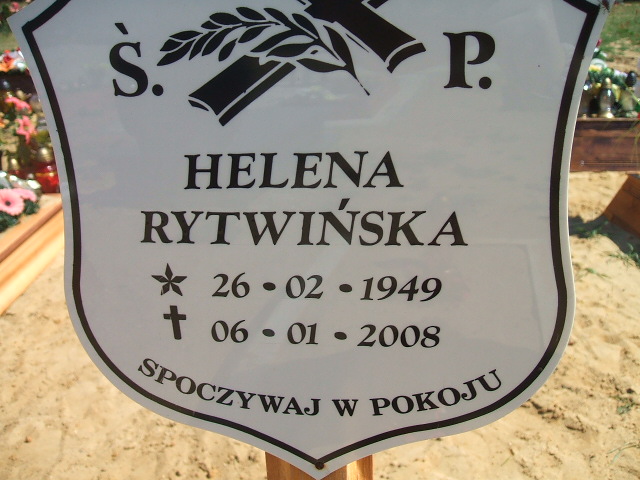 Helena Rytwińska 1949 Polkowice Gmina - Grobonet - Wyszukiwarka osób pochowanych