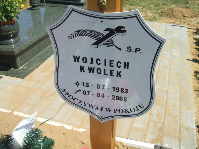 Wojciech Kwolek 1983 Polkowice Gmina - Grobonet - Wyszukiwarka osób pochowanych