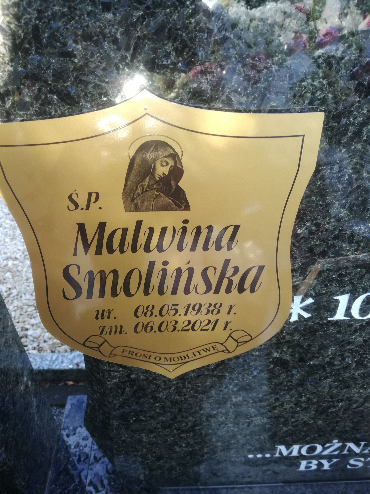 Grób Malwina Smolińska