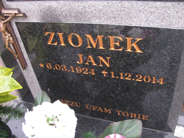 Jan Ziomek 1924 Polkowice Gmina - Grobonet - Wyszukiwarka osób pochowanych