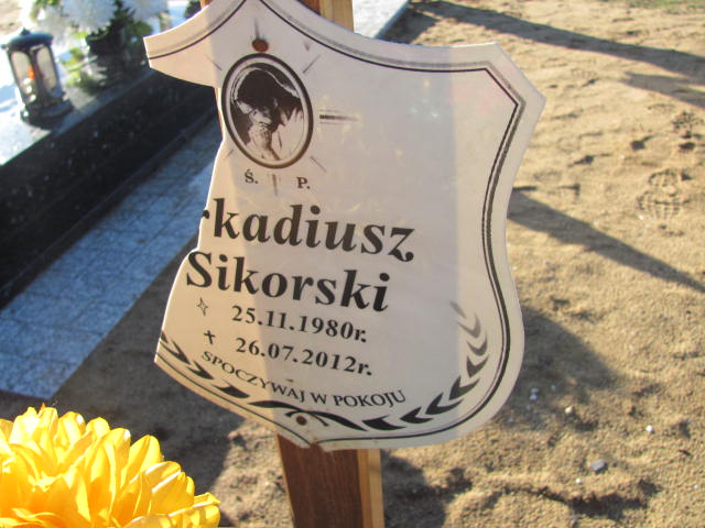 Arkadiusz Sikorski 1980 Polkowice Gmina - Grobonet - Wyszukiwarka osób pochowanych