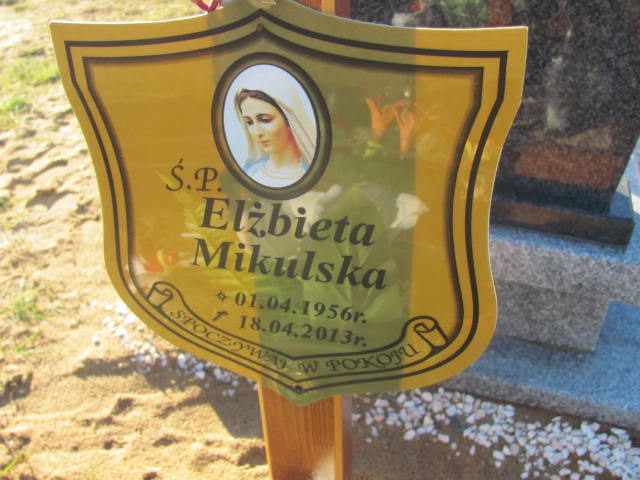Elżbieta Mikulska 1956 Polkowice Gmina - Grobonet - Wyszukiwarka osób pochowanych