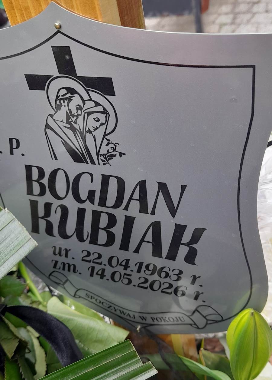 Bogdan Kubiak 1963 Polkowice Gmina - Grobonet - Wyszukiwarka osób pochowanych