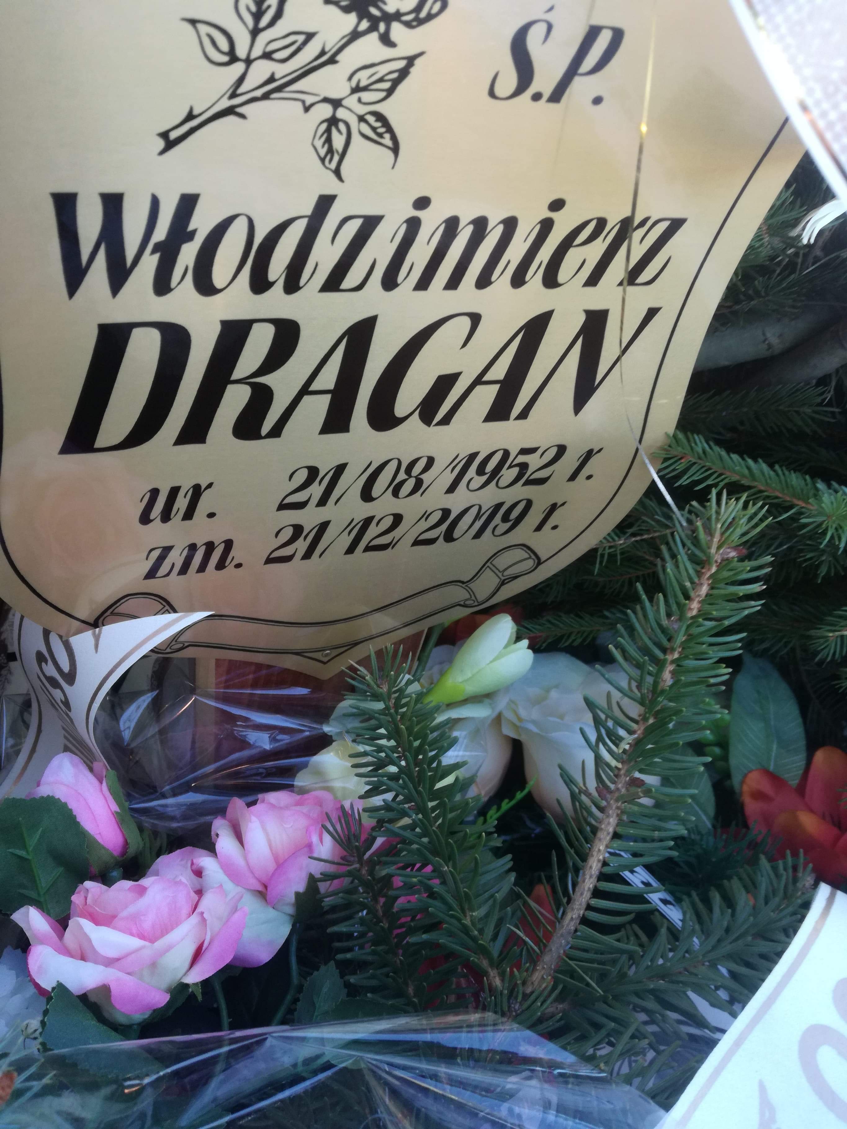 Włodzimierz DRAGAN 1952 Polkowice Gmina - Grobonet - Wyszukiwarka osób pochowanych