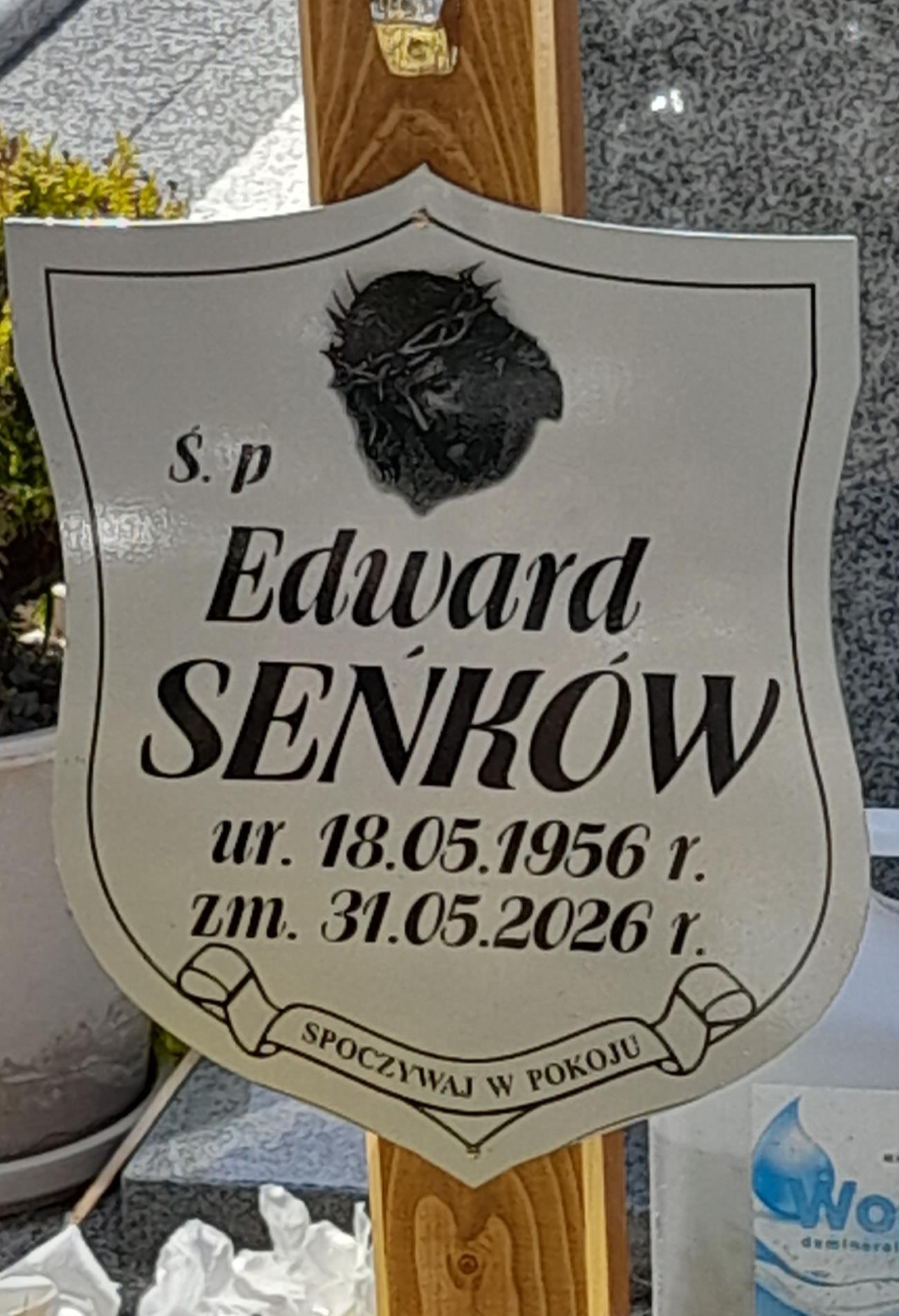 Grób Edward Seńków