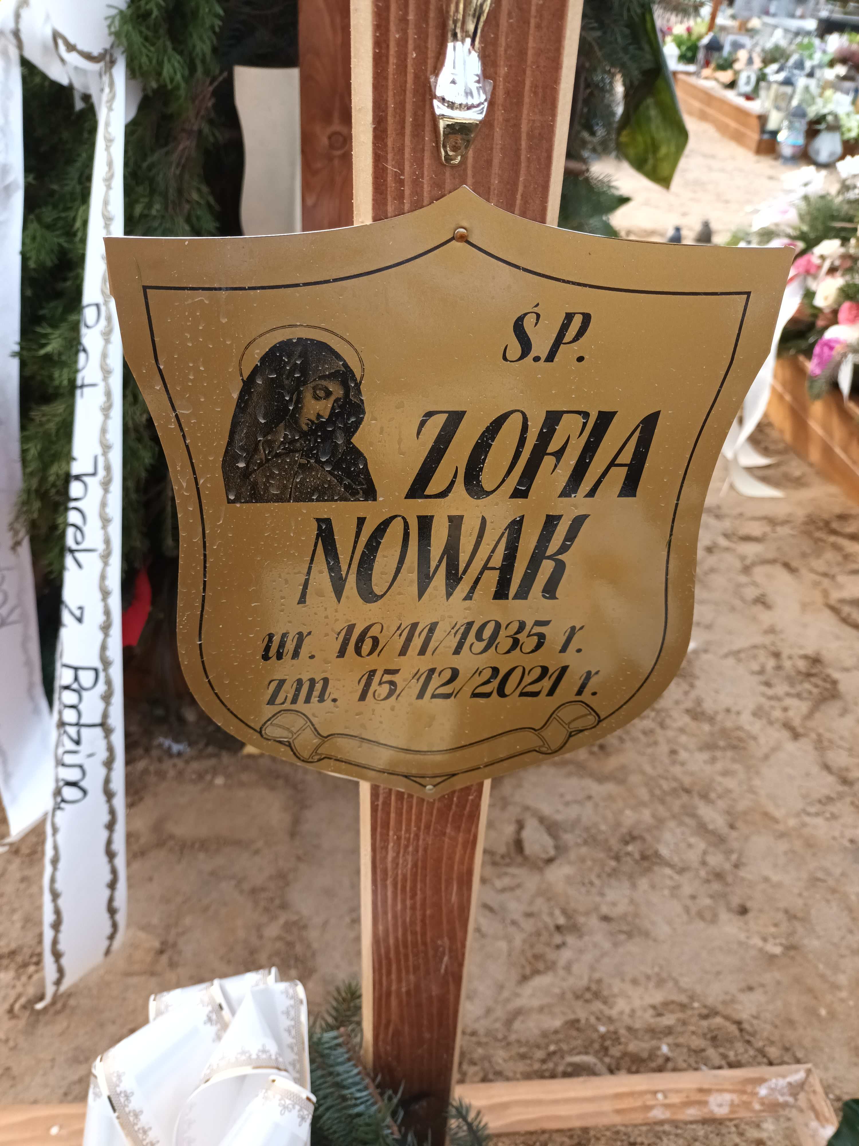 Zofia Nowak 1935 Polkowice Gmina - Grobonet - Wyszukiwarka osób pochowanych