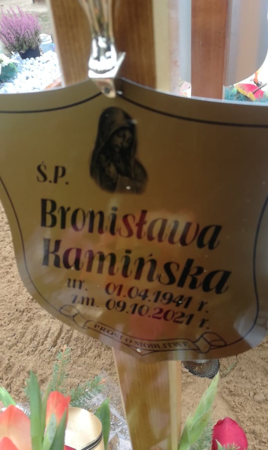 Bronisława Kamińska 1941 Polkowice Gmina - Grobonet - Wyszukiwarka osób pochowanych