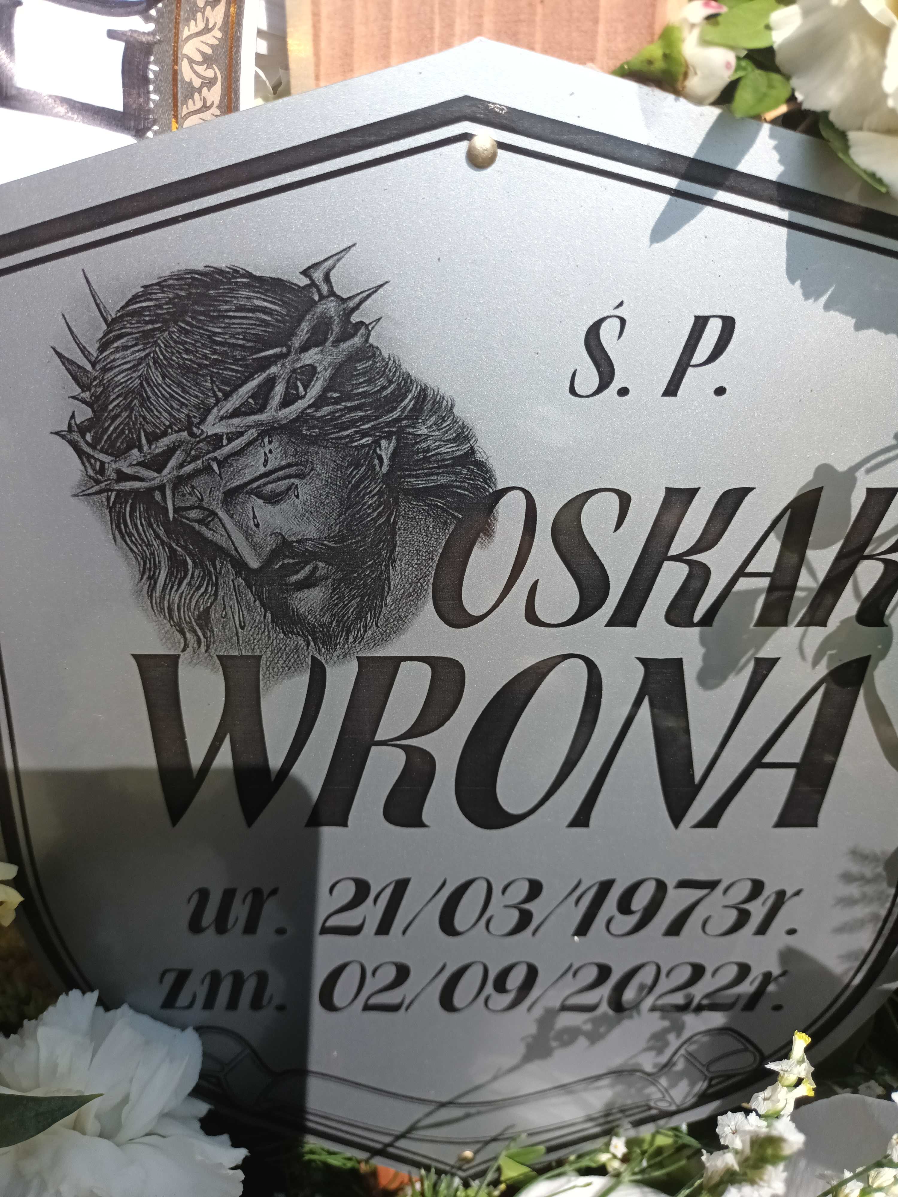 Oskar Wrona 1973 Polkowice Gmina - Grobonet - Wyszukiwarka osób pochowanych