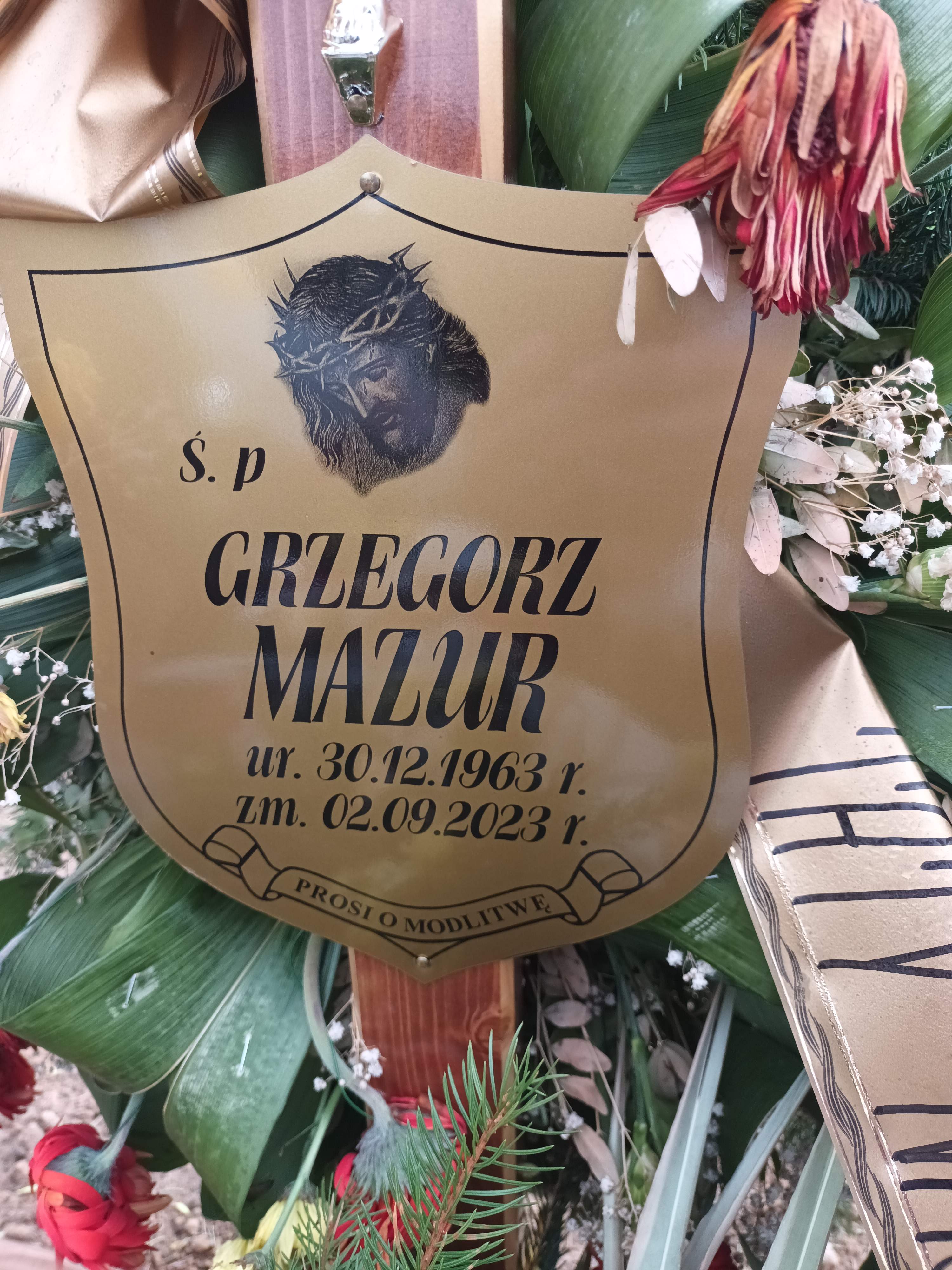 Grzegorz Mazur 1963 Polkowice Gmina - Grobonet - Wyszukiwarka osób pochowanych