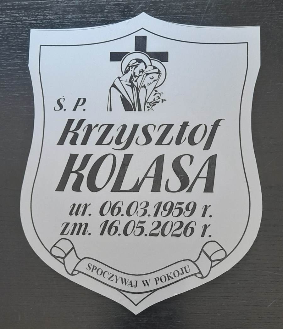 Krzysztof Kolasa 1959 Polkowice Gmina - Grobonet - Wyszukiwarka osób pochowanych