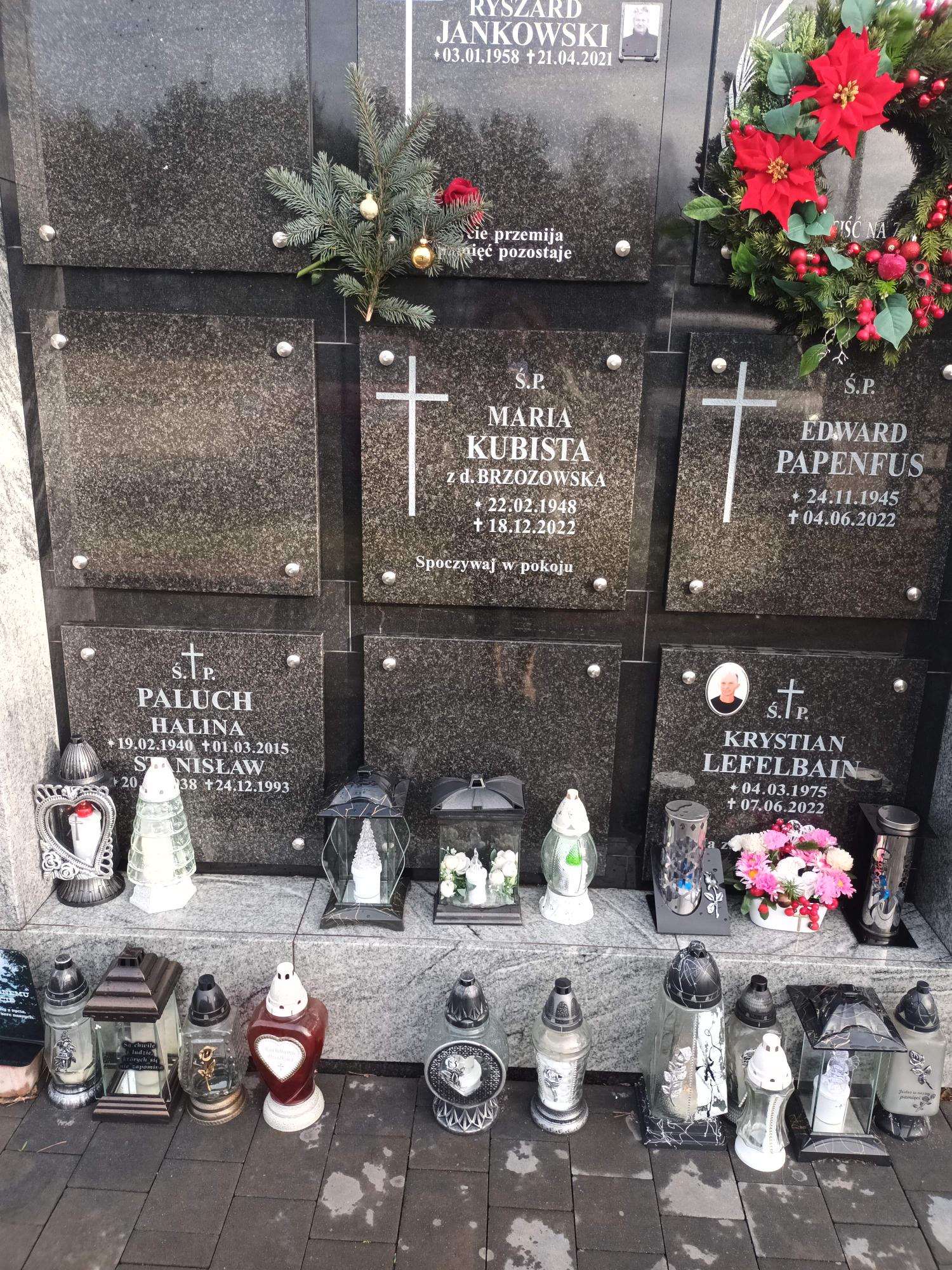Zdjęcie grobu Maria Kubista