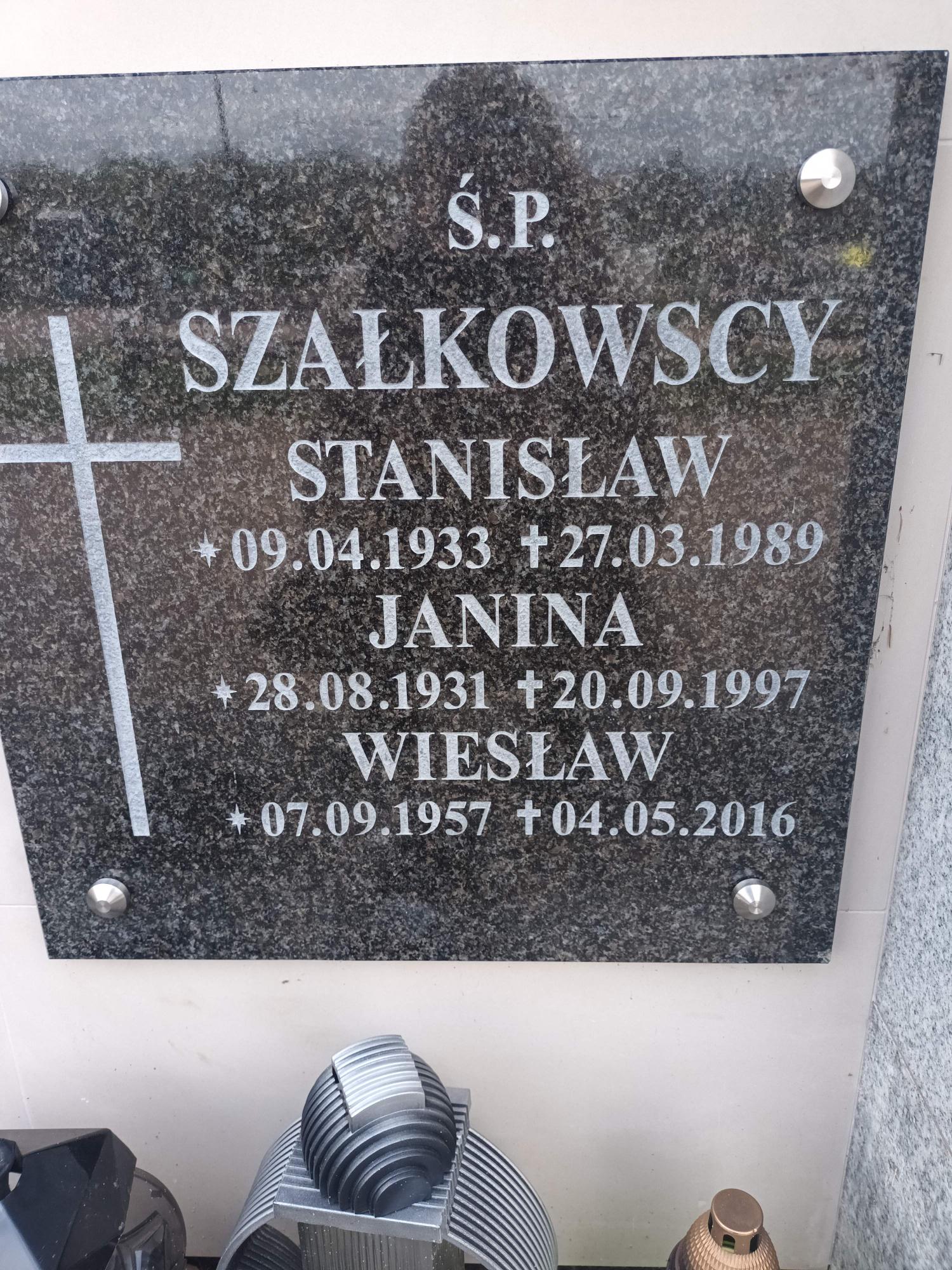 Zdjęcie grobu Janina Szałkowska