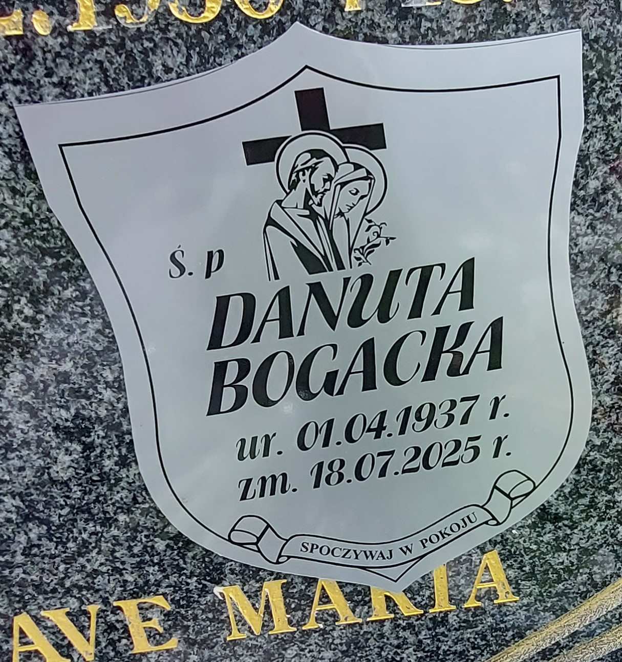 Danuta Bogacka 1937 Polkowice Gmina - Grobonet - Wyszukiwarka osób pochowanych